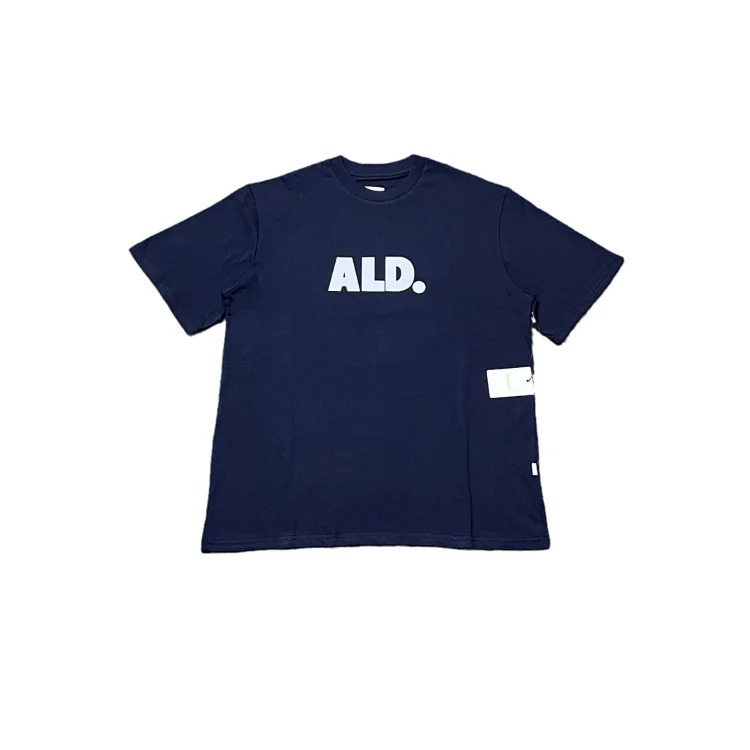 Letter printed landmark building round neck short-sleeved T-shirt