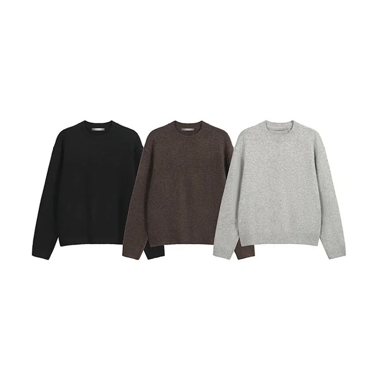 AC back label knitted sweater light luxury men and women same style loose autumn and winter new style