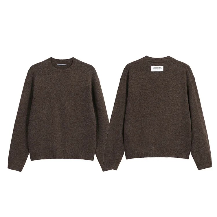 AC back label knitted sweater light luxury men and women same style loose autumn and winter new style