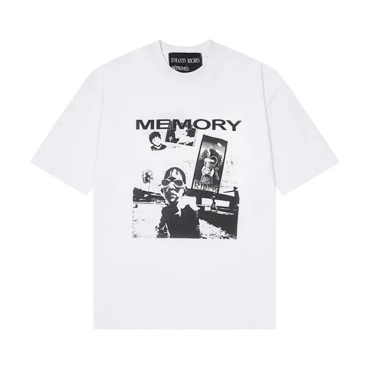 Quiet Eye Print Round Neck Short Sleeve T-Shirt