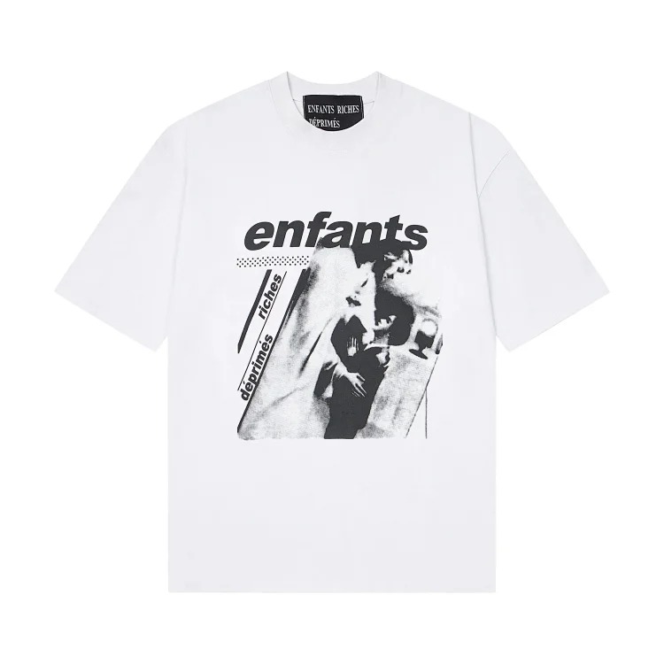 Quiet Eye Print Round Neck Short Sleeve T-Shirt
