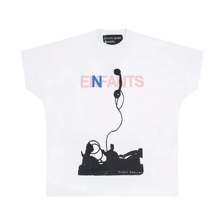 Quiet Eye Print Round Neck Short Sleeve T-Shirt