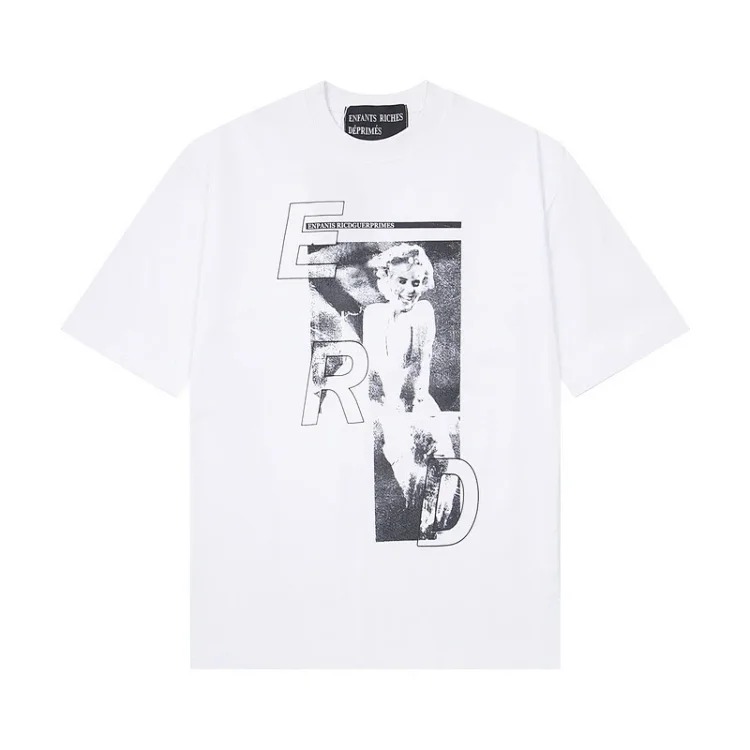 Quiet Eye Print Round Neck Short Sleeve T-Shirt