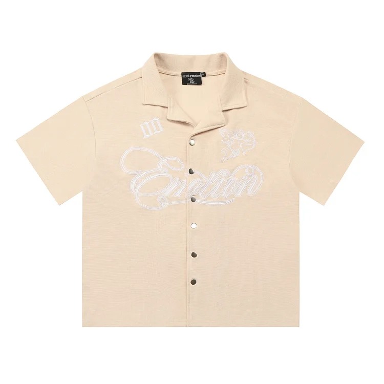 Men's short-sleeved T-shirt with rhinestone color half-sleeve