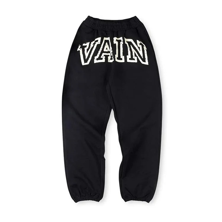 SAINT VANITY letter print casual sweatshirt and trousers suit