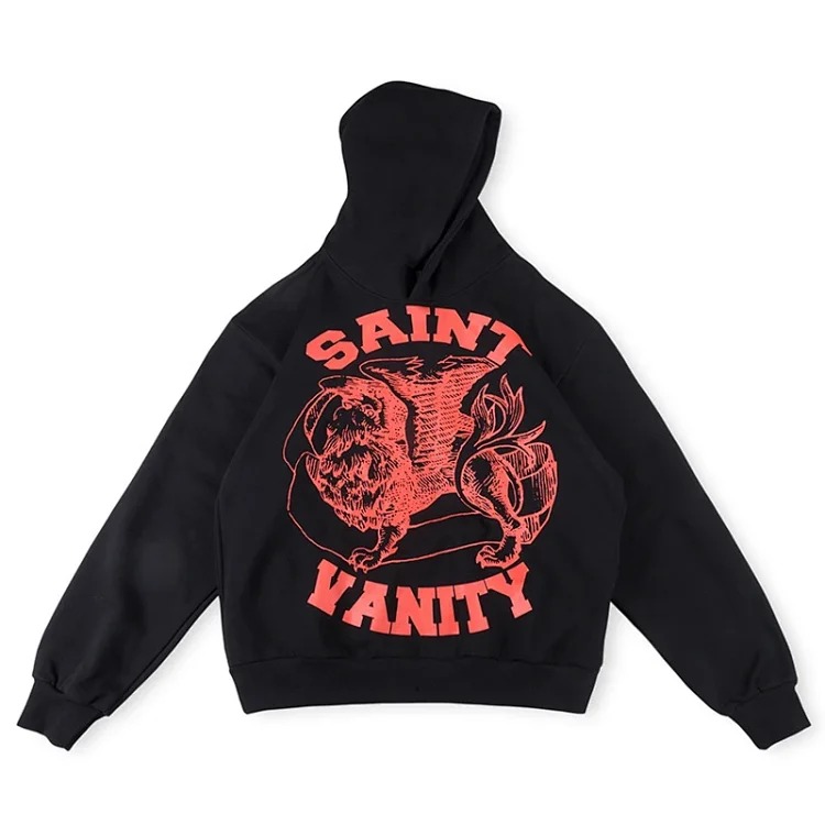 SAINT VANITY letter print casual sweatshirt and trousers suit