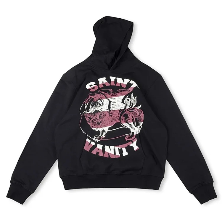 SAINT VANITY letter print casual sweatshirt and trousers suit