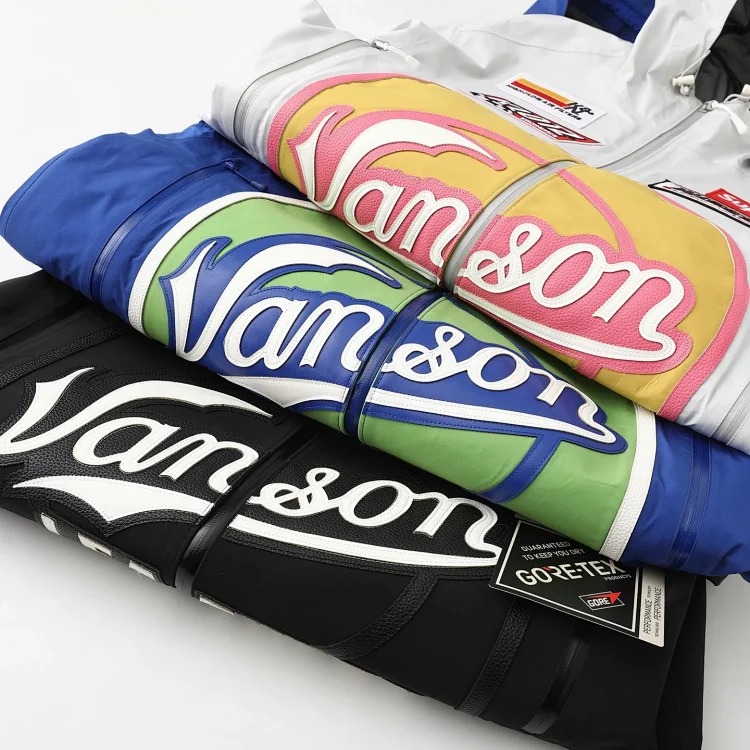 Sup co-branded American outdoor motorcycle racing style logo embroidered windproof and waterproof zipper jacket