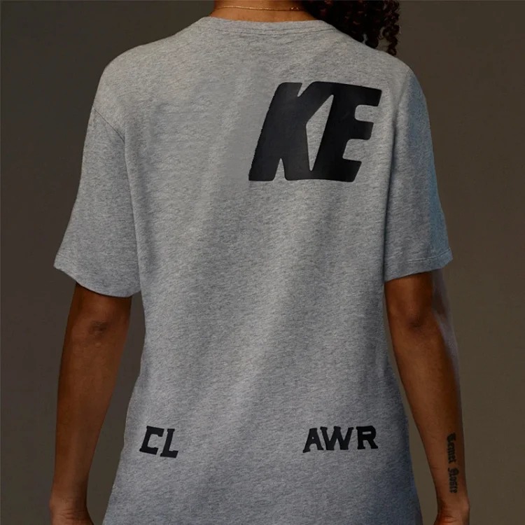Round neck men's and women's pure cotton short-sleeved tops outdoor T-shirts