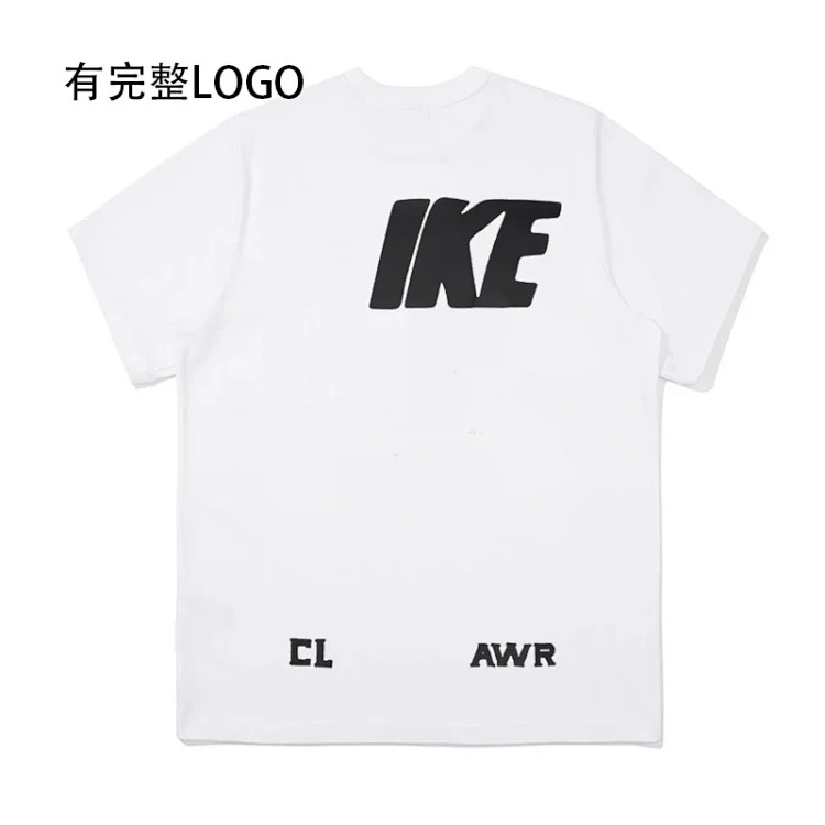 Round neck men's and women's pure cotton short-sleeved tops outdoor T-shirts