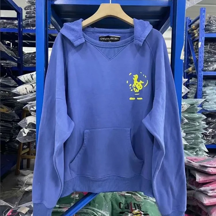 Portrait printed letters long-sleeved men's and women's loose hoodies sweatshirts high street casual