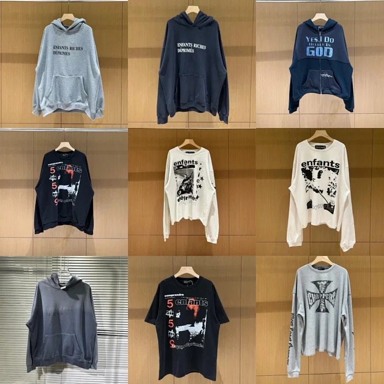 Portrait printed letters long-sleeved men's and women's loose hoodies sweatshirts high street casual