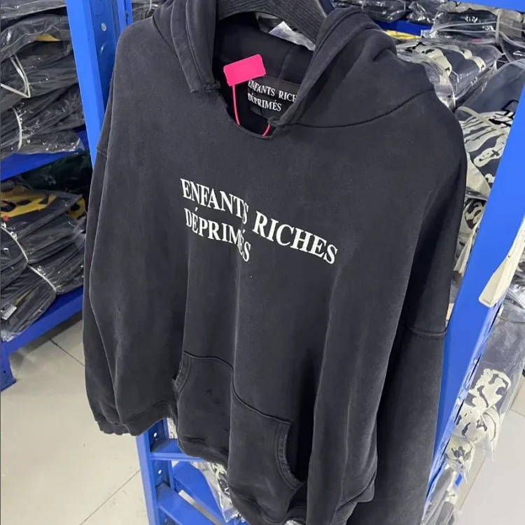 Portrait printed letters long-sleeved men's and women's loose hoodies sweatshirts high street casual