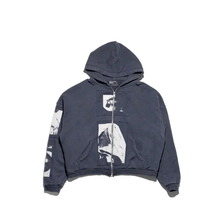 Portrait printed letters long-sleeved men's and women's loose hoodies sweatshirts high street casual