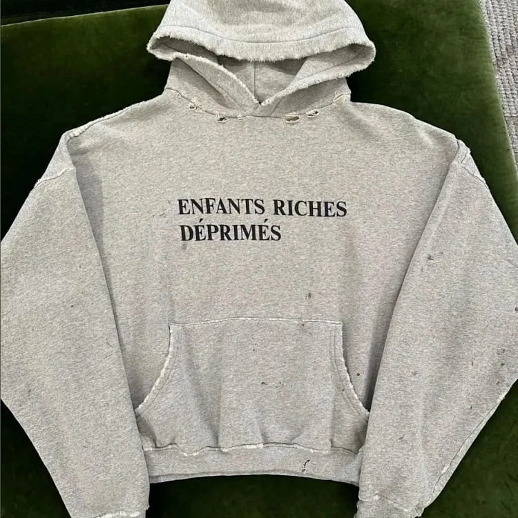 Portrait printed letters long-sleeved men's and women's loose hoodies sweatshirts high street casual