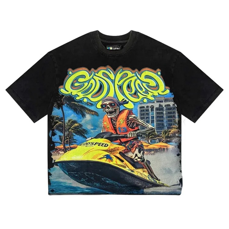 Women's short sleeve rock T-shirt