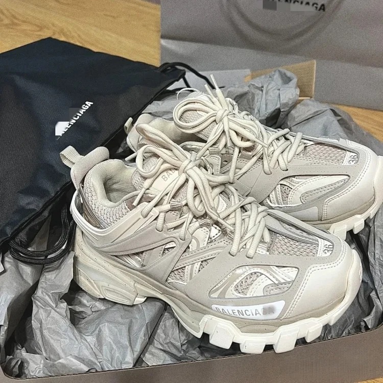 Putian Purehara Paris track3.0 dad shoes thick-soled heightening sports retro casual men's and women's running