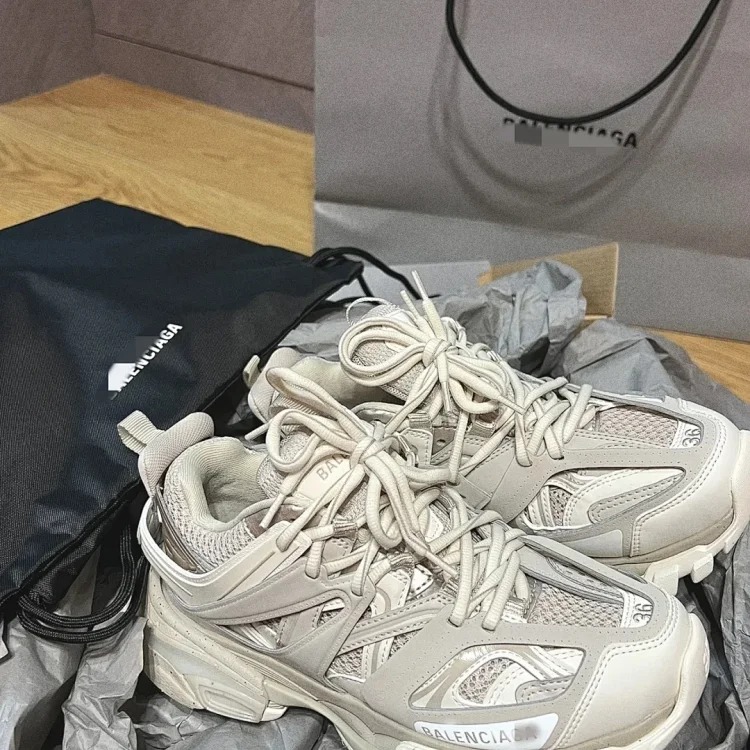Putian Purehara Paris track3.0 dad shoes thick-soled heightening sports retro casual men's and women's running
