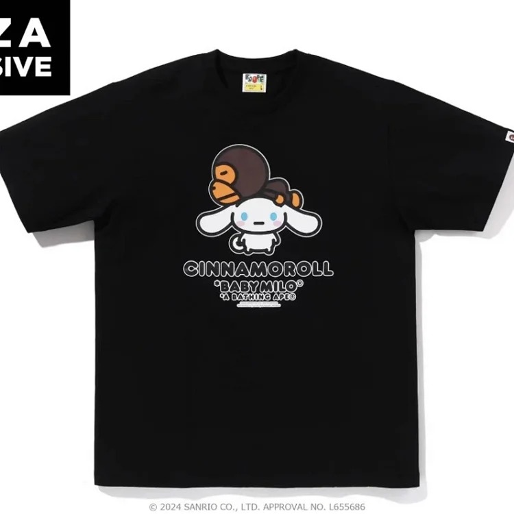Printed loose short-sleeved T-shirts for men and women, couples
