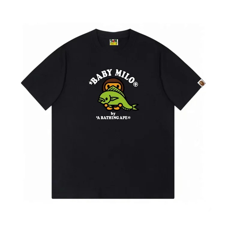 Printed loose short-sleeved T-shirts for men and women, couples