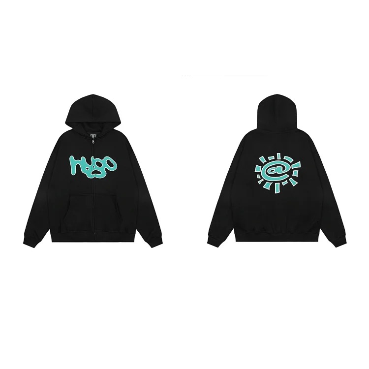 Beautiful autumn and winter sun roll basic printed velvet hooded sweatshirt casual sweatpants