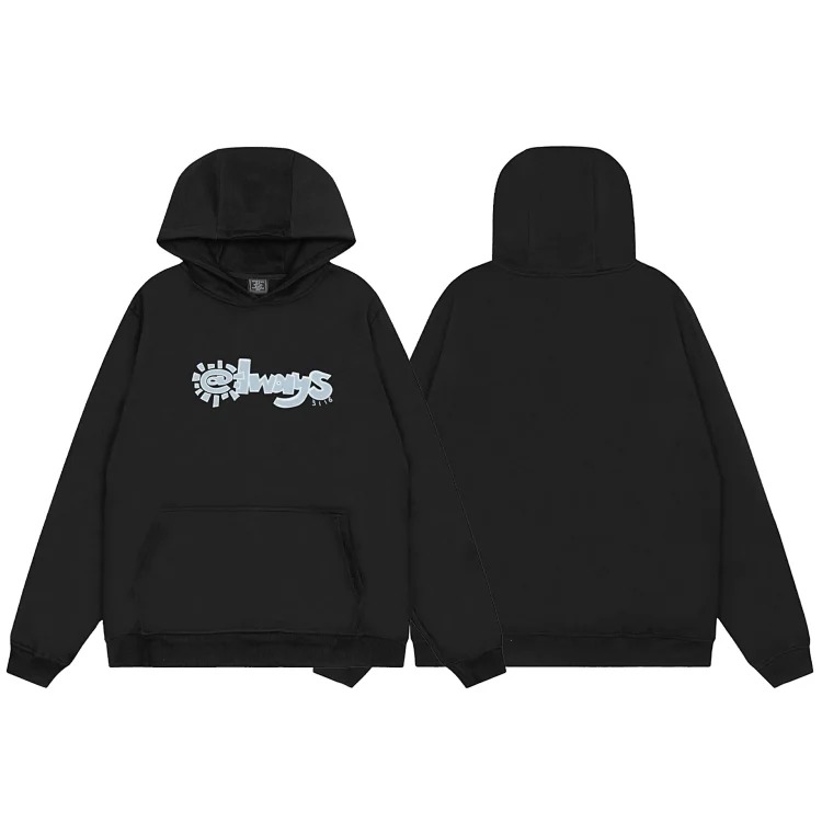 Beautiful autumn and winter sun roll basic printed velvet hooded sweatshirt casual sweatpants