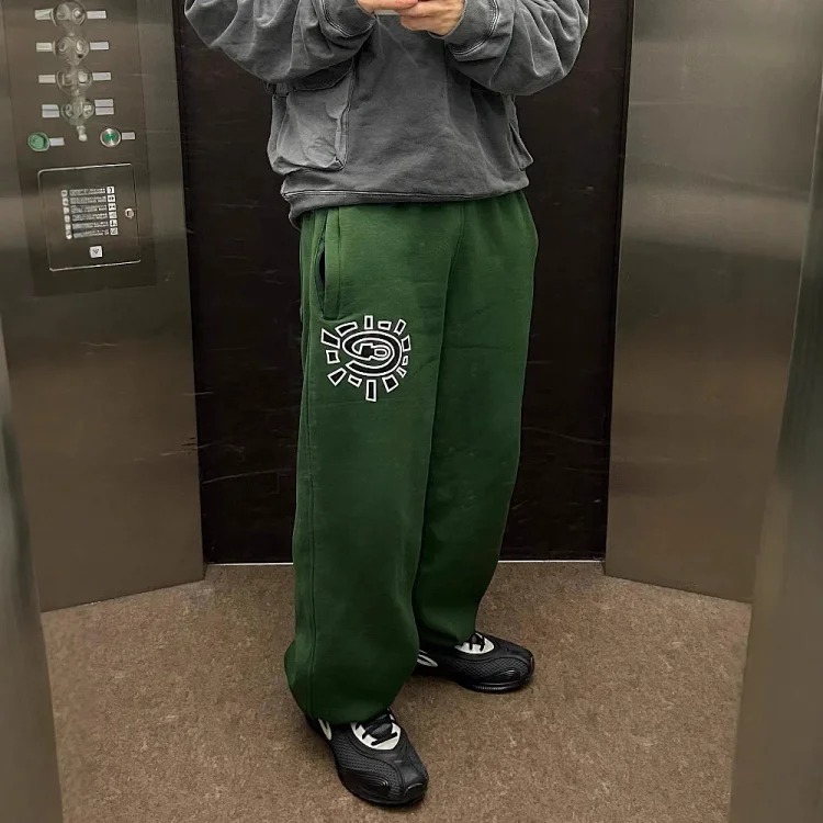 Beautiful autumn and winter sun roll basic printed velvet hooded sweatshirt casual sweatpants