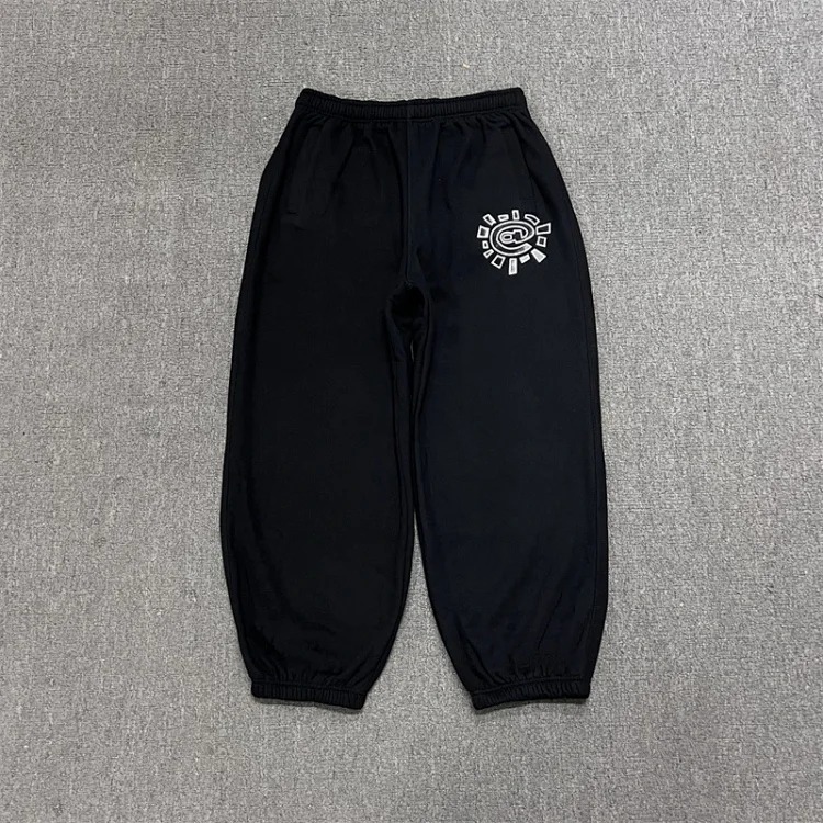 Beautiful autumn and winter sun roll basic printed velvet hooded sweatshirt casual sweatpants