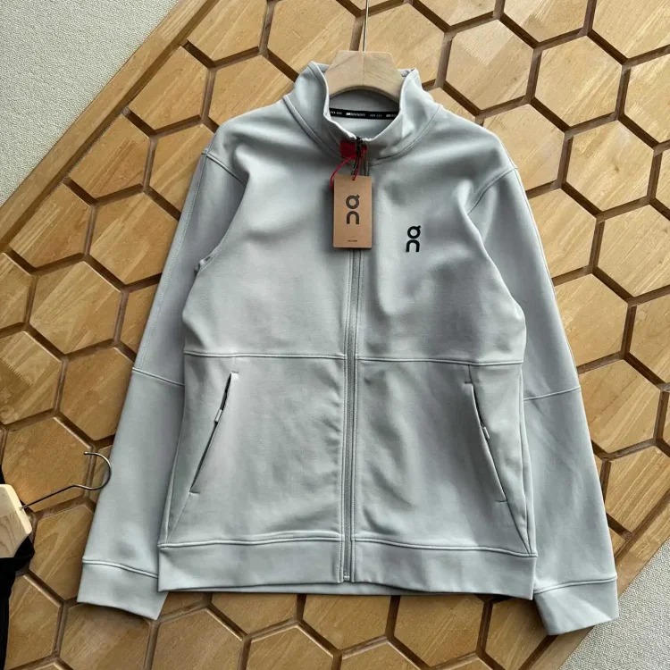 Men's new autumn knitted stand collar jacket, fashionable casual sports