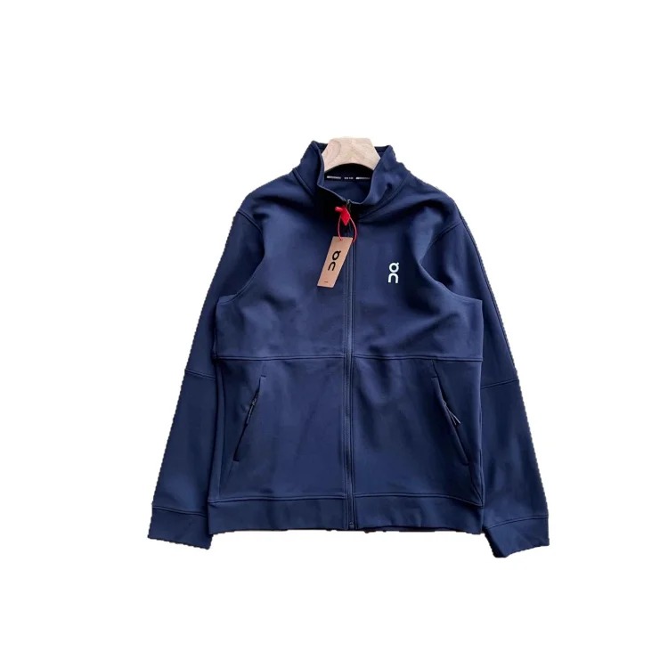Men's new autumn knitted stand collar jacket, fashionable casual sports