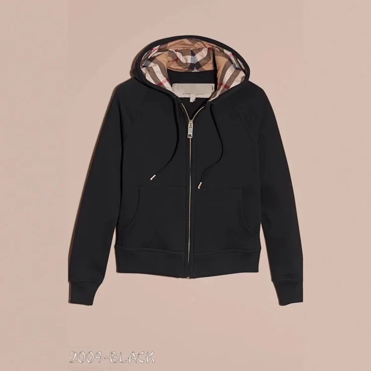 Hooded men's and women's sweatshirt foreign trade women's jacket full cardigan zipper