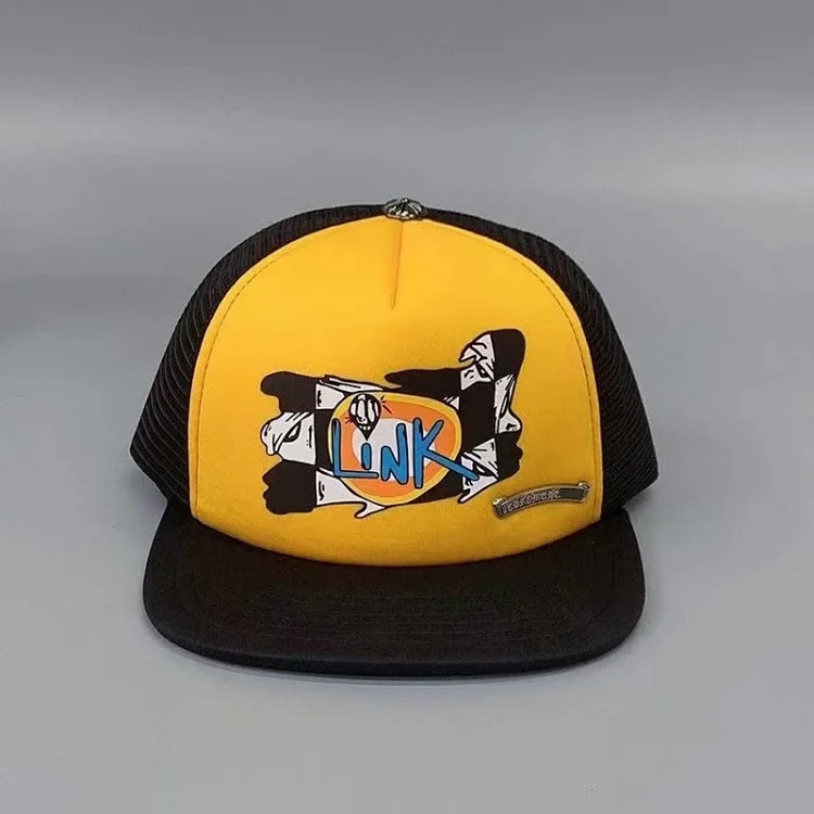Fashionable embroidered flat brim sun hat