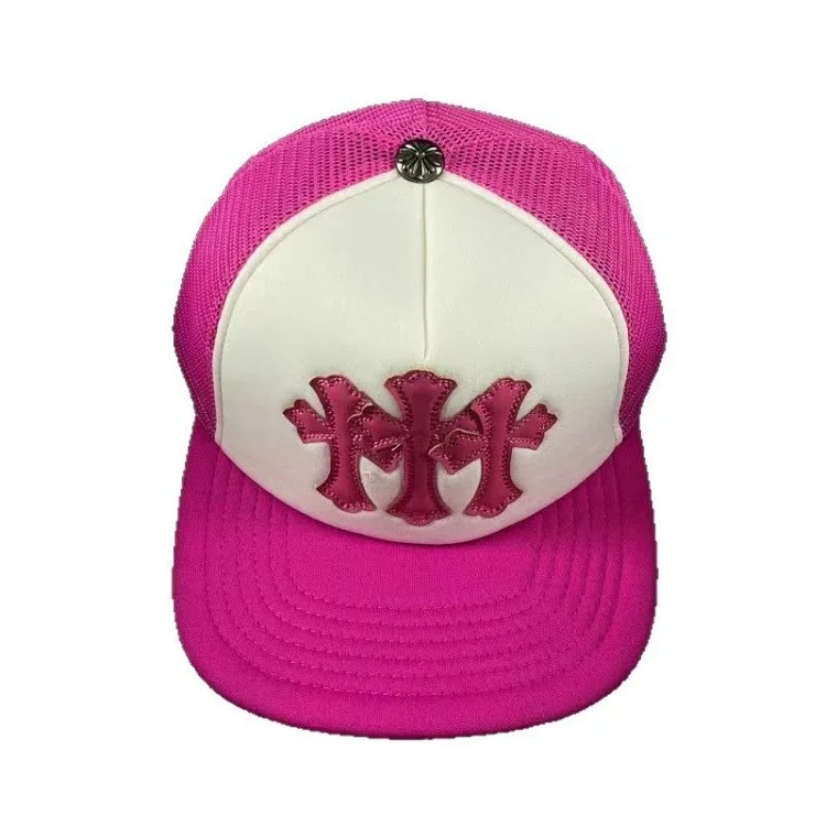 Fashionable embroidered flat brim sun hat