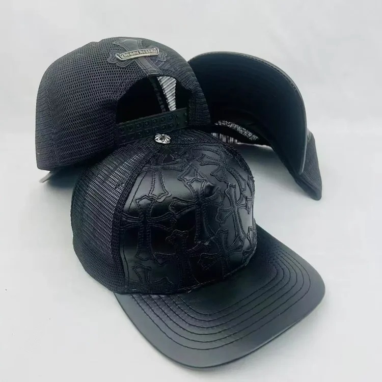 Fashionable embroidered flat brim sun hat