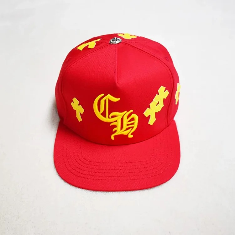 Fashionable embroidered flat brim sun hat