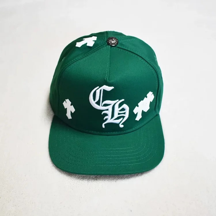 Fashionable embroidered flat brim sun hat