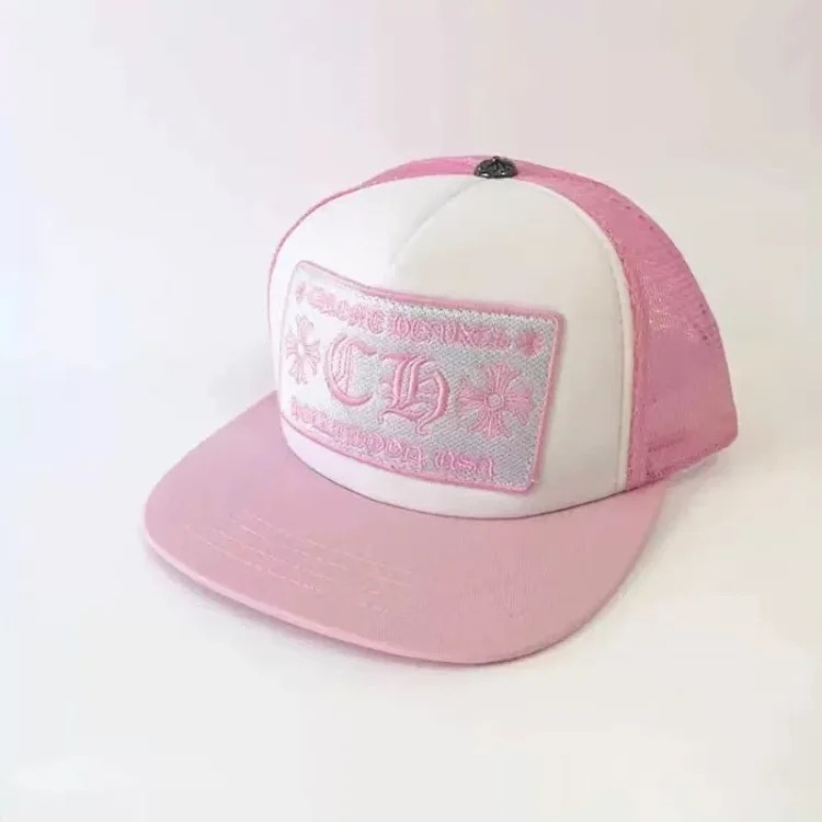 Fashionable embroidered flat brim sun hat
