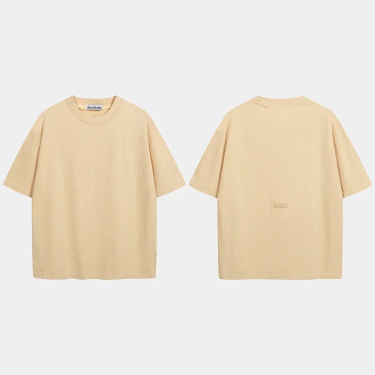 1996 Letter Print Washed and Distressed Light Luxury Loose Men's and Women's Short Sleeve Couple T-Shirt