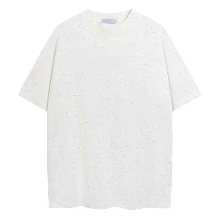 1996 Letter Print Washed and Distressed Light Luxury Loose Men's and Women's Short Sleeve Couple T-Shirt