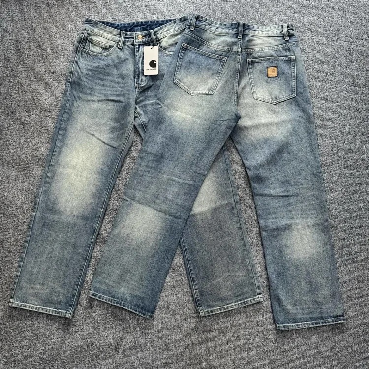 Lumberjack Japanese work style jeans loose straight high street made ca