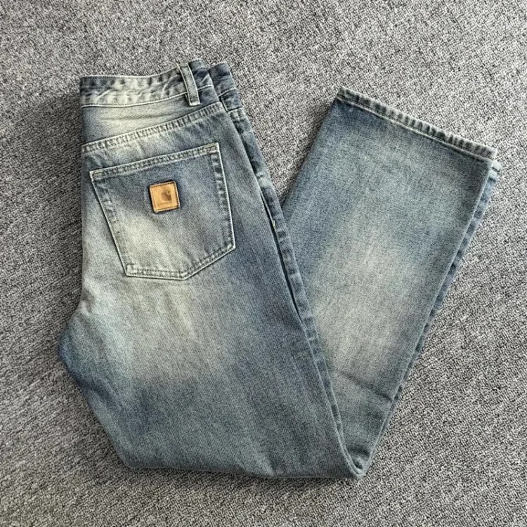 Lumberjack Japanese work style jeans loose straight high street made ca