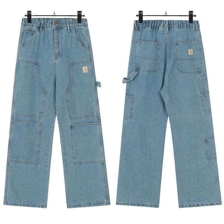 Lumberjack Japanese work style jeans loose straight high street made ca