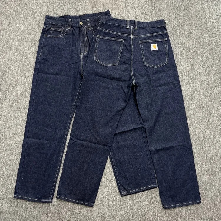 Lumberjack Japanese work style jeans loose straight high street made ca