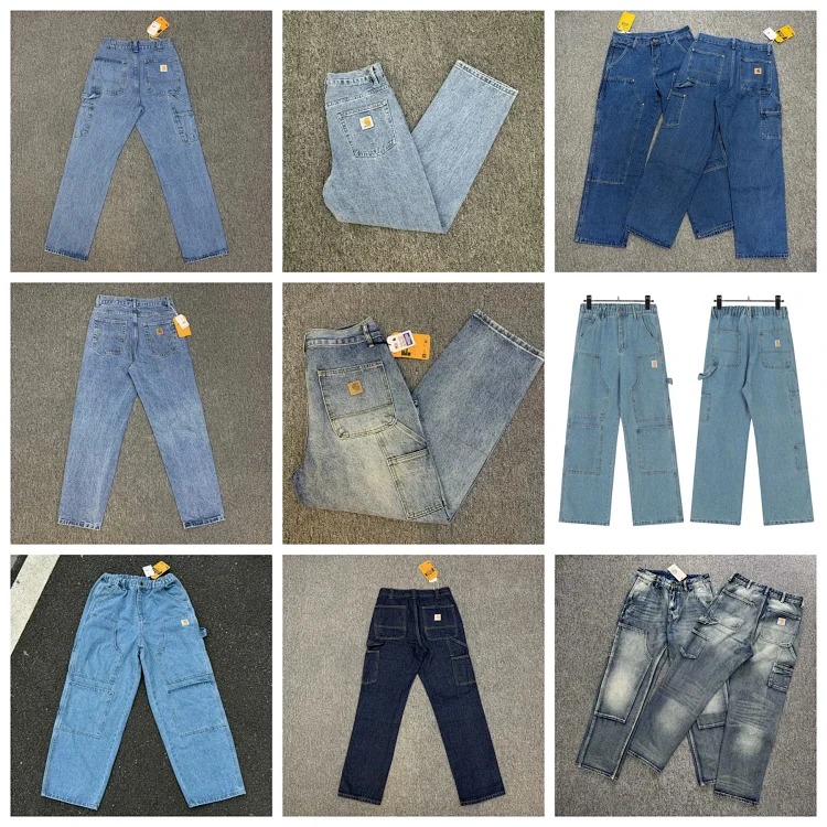Lumberjack Japanese work style jeans loose straight high street made ca