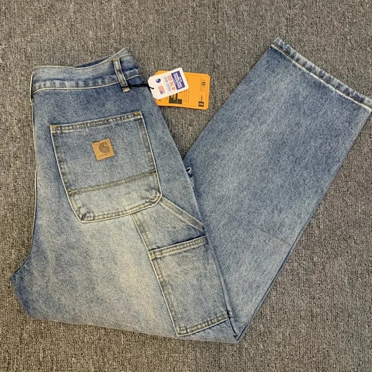 Lumberjack Japanese work style jeans loose straight high street made ca