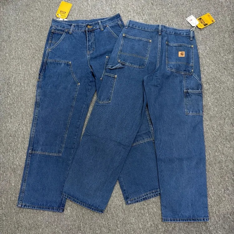 Lumberjack Japanese work style jeans loose straight high street made ca