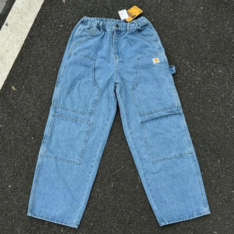 Lumberjack Japanese work style jeans loose straight high street made ca
