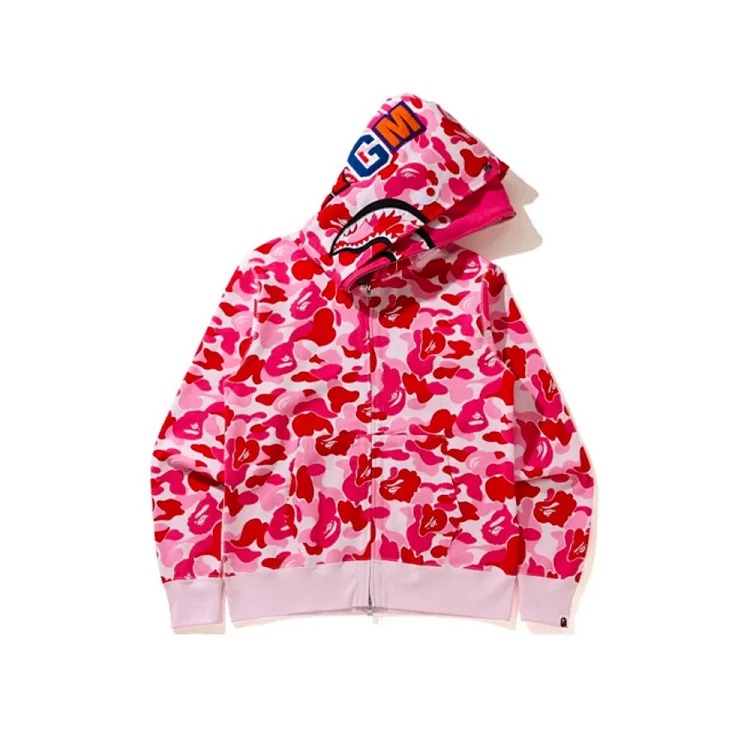 Cross-border foreign trade wholesale new camouflage hooded cardigan zipper terry velvet men's and women's sweatshirt jacket trendy