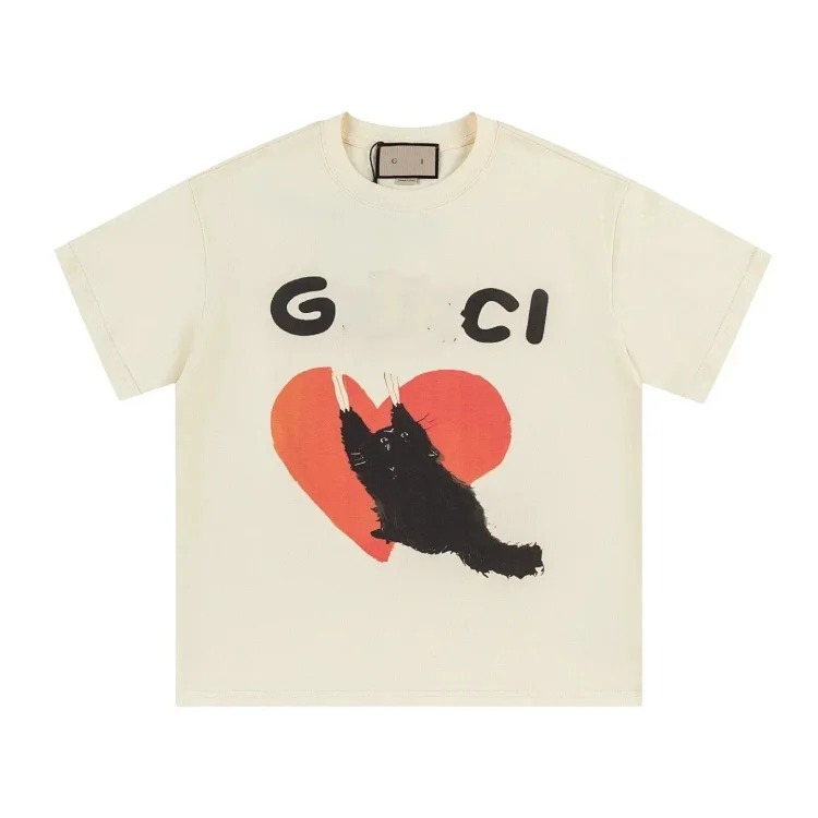 Cross-border 25SS new interesting Peter Rabbit series printed short-sleeved T-shirts for couples, versatile