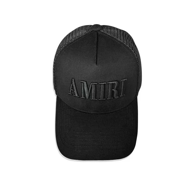 2025 American cross-border AMIR hat baseball cap embroidered distressed high visor peaked cap one piece wholesale